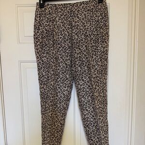 Theory silk Cheetah pants